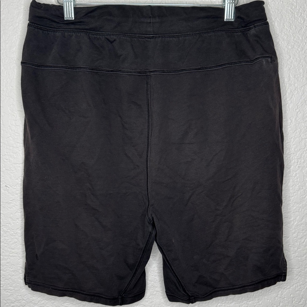 Lululemon Soft Jersey Lounge Shorts Black Drawstring Men’s Large - Picture 3 of 5